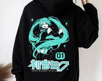 Anime Hoodie, Japanese Style Anime Graphic Sweater, Otaku Sweatshirt Gift