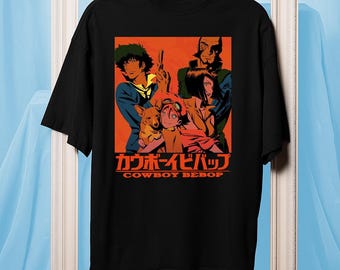Cowboy Bebop T-shirt: Vintage 90s Anime, Unisex Manga Tee, Spike