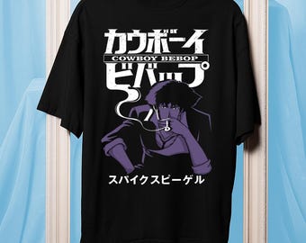 Vintage Cowboy Bebop Anime T-Shirt, Japanese Manga Graphic Tee