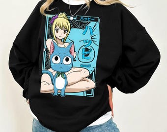 Anime Sweatshirt, Japanese Style Anime Graphic Sweater, Otaku Hoodie Gift
