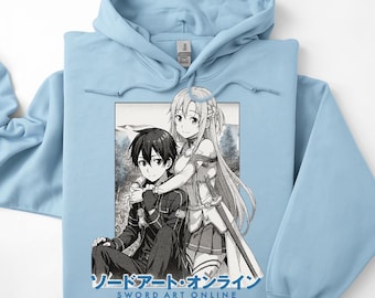 Sword Art Online Hoodie, Anime Gamer Sweater, SAO Fantasy World Hoodie