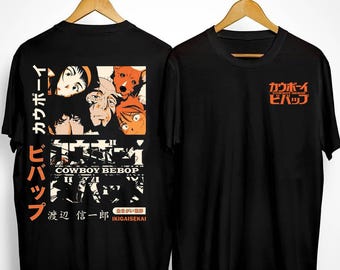 Vintage Cowboy Bebop Anime T-Shirt, Japanese Manga Graphic Tee