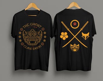 Ghost of Tsushima T-Shirt: Jin Sakai, Samurai Oni Mask