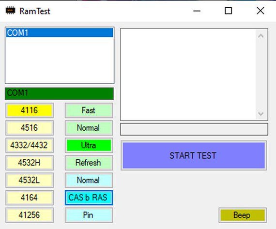 DRAM Tester - Commodore 64 - SPECTRUM - 4096 4108 4116 D2118 4516
