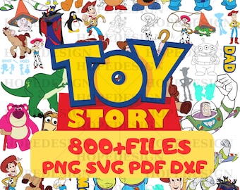 Toy Story Inspired Art Print: Buzz, Woody, Pixar Movie (Digital Download)