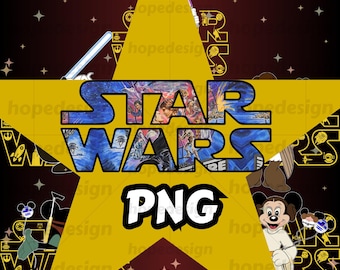 Mickey Star Wars PNG Clipart Bundle – Disney Digital Files