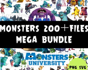 Monsters Inc. SVG Bundle: Mike & Sulley, Cricut Ready (Digital File)