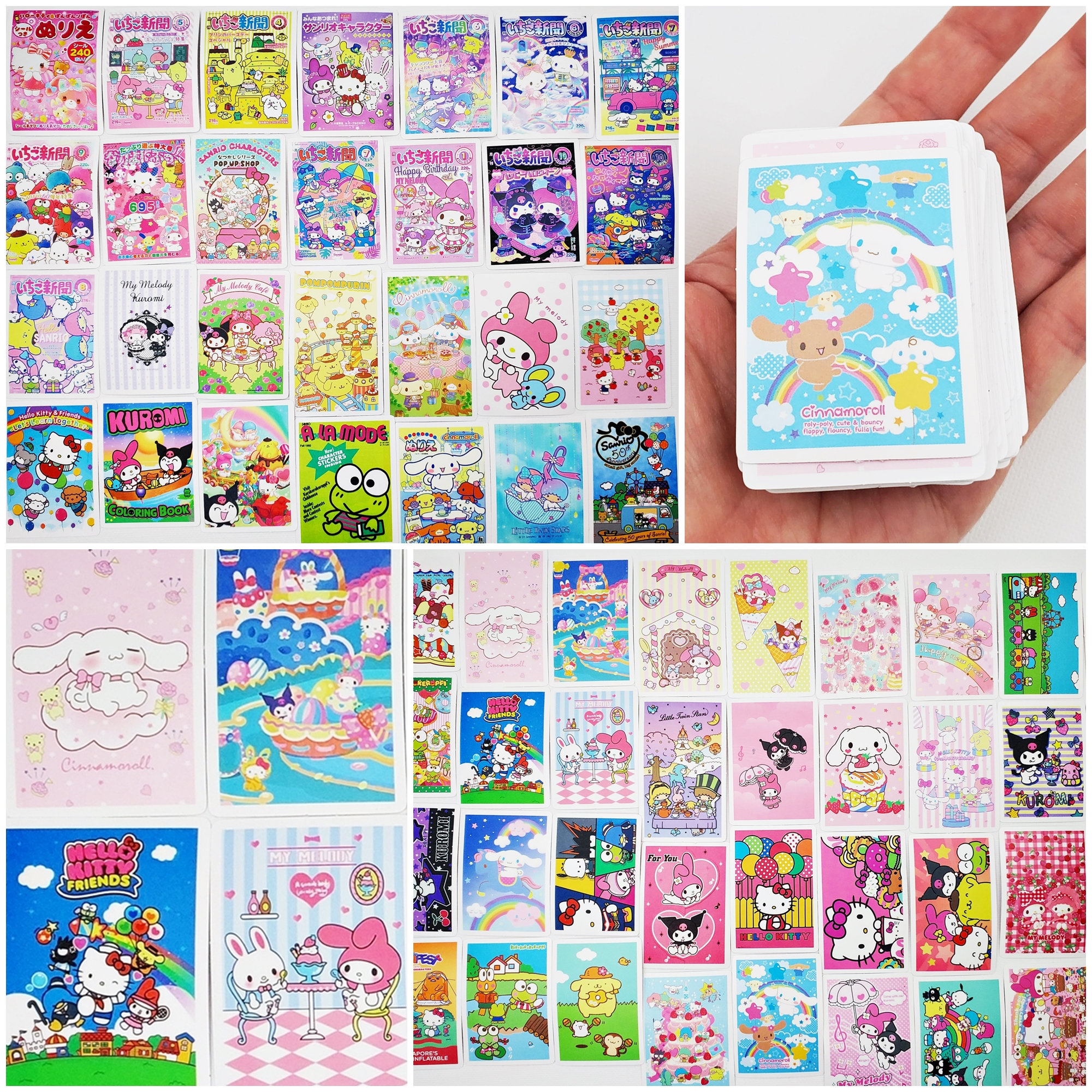 レトロ サンリオ おまけ ミニ法被 根付 ハローキティ マイメロディ他