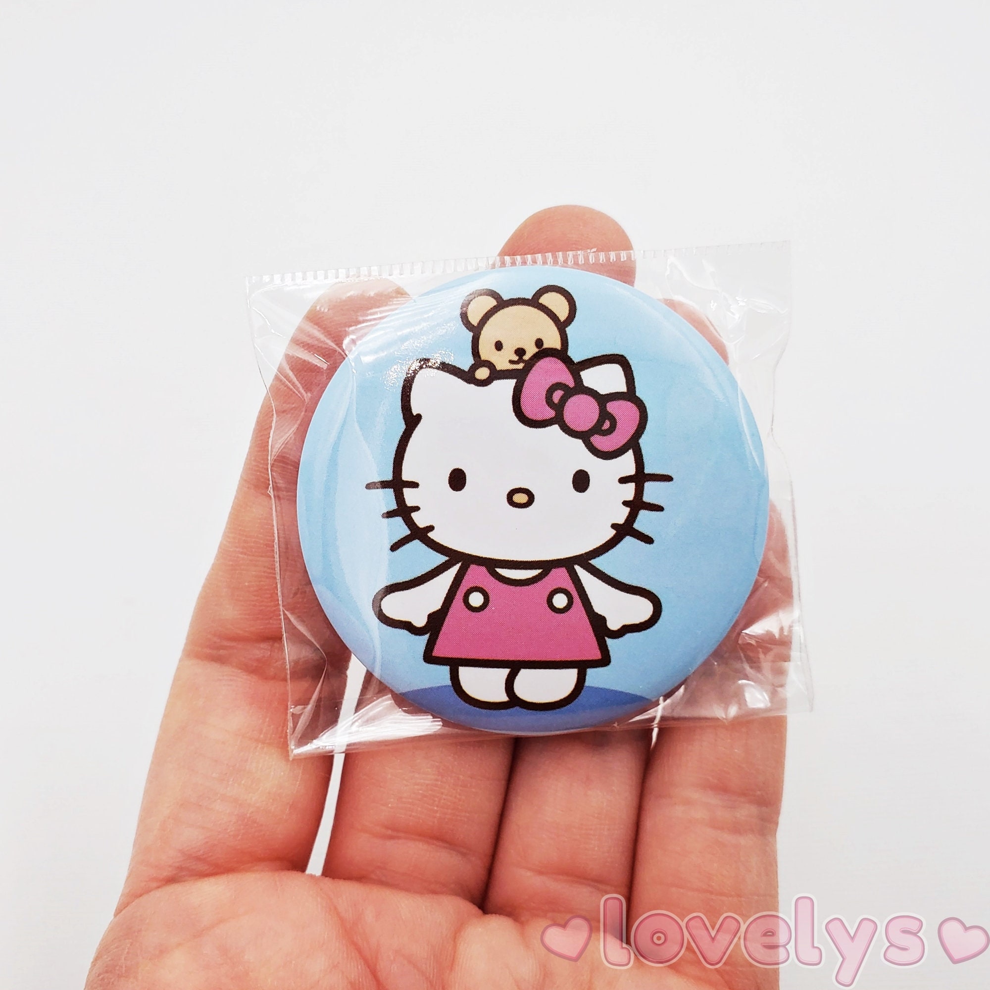 4 Pcs / 12 Pcs New Random Hello Kitty My Melody Tin Metal Pin Lot