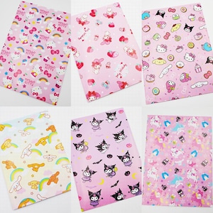 10 Stück Geschenkpapier Umschläge, Geschenktüte, blind Tasche, Wundertüte, Sanrio Tasche, cinnamoroll, kuromi, my melody, hello kitty Papiertüte