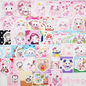 BOGO / 36 pcs fairy tale kawaii pink princess sticker lot, high quality korean stickers, sticker blind bag, blind box, seal stickers