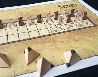 古代エジプト エジプトのボードゲーム SENET 印刷可能な 3D モデル