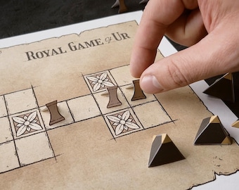 The Royal Game of Ur - Sumerian Printable Board Game