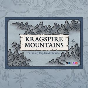 Kragspire-penselen met fantasiekaart