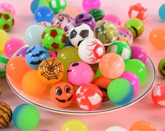 thumbnail interactive-video image 1 of 25 Bouncy Balls – 1-Inch Party Bag Fillers, Kids Toys, Favors, Prizes 1 of 4