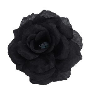20 Pcs Black Rose Artificial Silk Flowers | Gothic Wedding, Party, Home ...