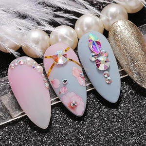 1000 Pcs Resin Flat Back Rhinestone DIY Deco Bling Embellishments Crystal Loose Beads Non Hotfix Round Resin Flatback DIY Nail Art Jewelry