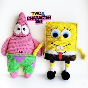 SpongeBob Amigurumi Crochet Pattern PDF: DIY Cartoon Doll