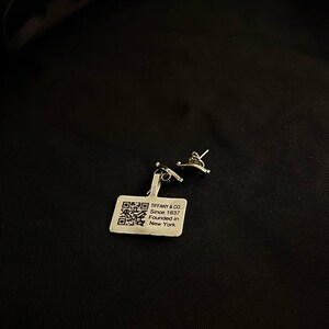 Tiffany & Co Silver Dangle Drop Earrings