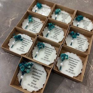 Anniversary Favor, Save The Date Gift, Wedding Epoxy Magnet Gift, Personalized Wedding Favor, Engagement Favor, Nikkah Favor,Communion Gifts