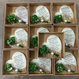 Custom Fridge Magnets | Wedding Favors | Magnet Set | | Engagement Gift | Wedding Guest Gifts | Flower Magnet Favor for Guest