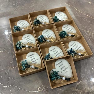Wedding Epoxy Magnet Gift, Anniversary Favor,Save The Date Gift, Personalized Wedding Favor,Engagement Favor,Nikkah Favor,Communion Gifts