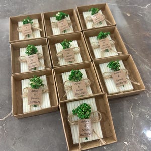 Personalized Scented Soap Favors: Handmade Wedding & Bridal Shower Gifts