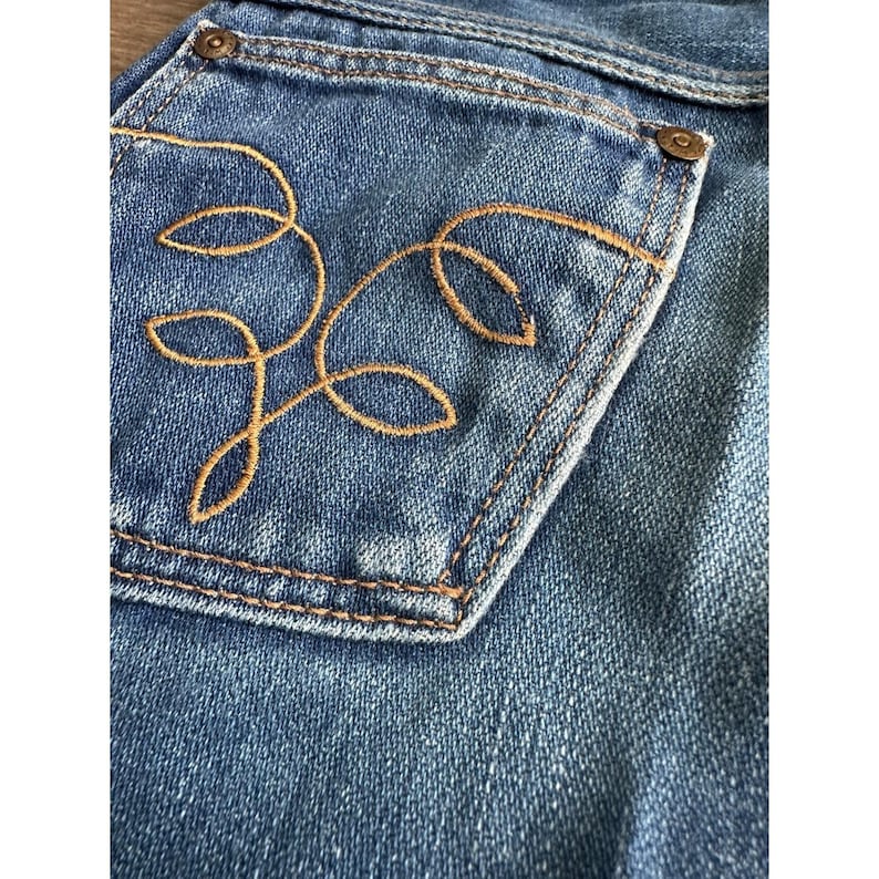 Vintage Wrangler Kids Jeans 10 No-Fault Denims Made in USA 546BPWR image 4