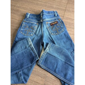 Vintage Wrangler Kids Jeans 10 No-Fault Denims Made in USA 546BPWR image 2