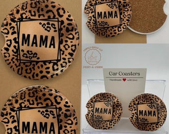 Mothers Day Car Coasters - Set of 2  Coasters