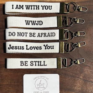 Faith-Based Wristlet Keychains | Christian Gifts | 6” Long