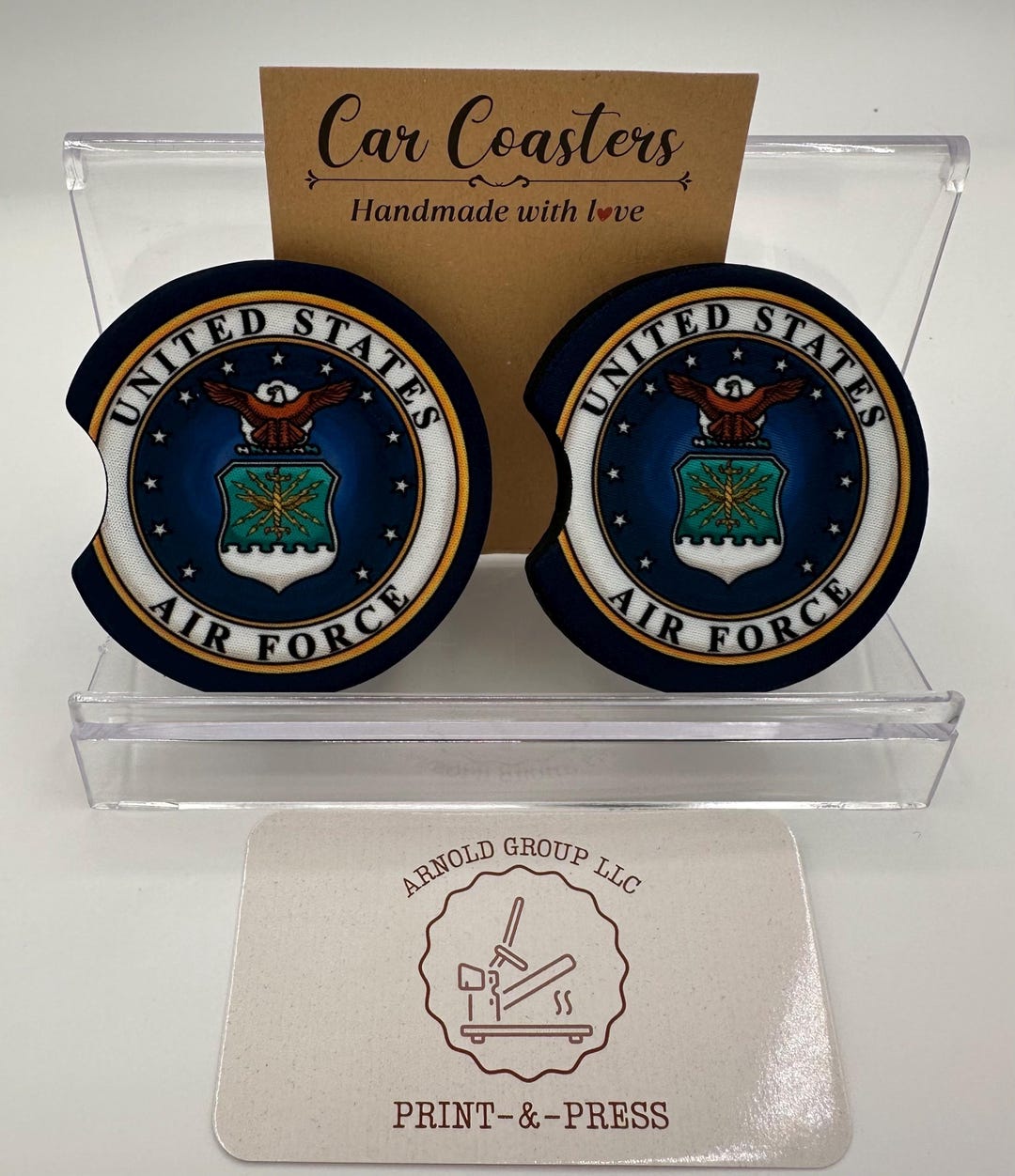 United States Air Force- Set of 2 Car Coasters - Etsy