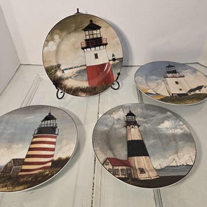 Piatti da insalata "By the Sea" di David Carter Brown - Set da 4