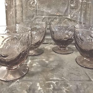 Vintage Morgantown Seneca Glass -set of 4