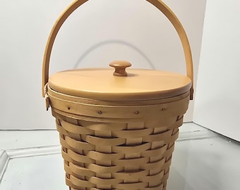 Vintage Longaberger-mand met handvat uit 1999