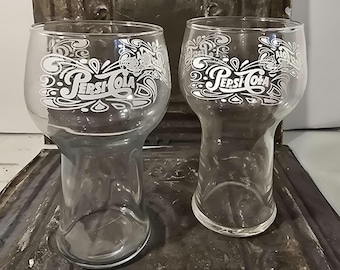Vasos vintage de Pepsi-Cola (juego de 2)