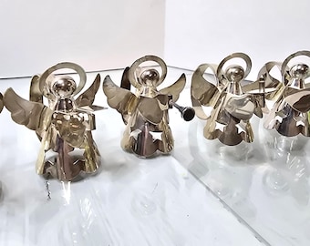 Vintage Silver Plated Angle napkin rings-set of 8