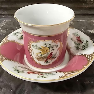 Vintage Avon European Tradition Demitasse Cup & Saucer-France