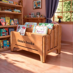 Montessori bookcase, Toddler bookshelf, Montessori bookshelf, Low bookcase,Small bookcase,Kids bookshelf,Baby bookshelf,Montessori furniture