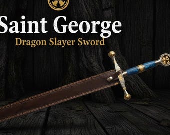 Saint George Dragon Saber Fantasy Sword 36
