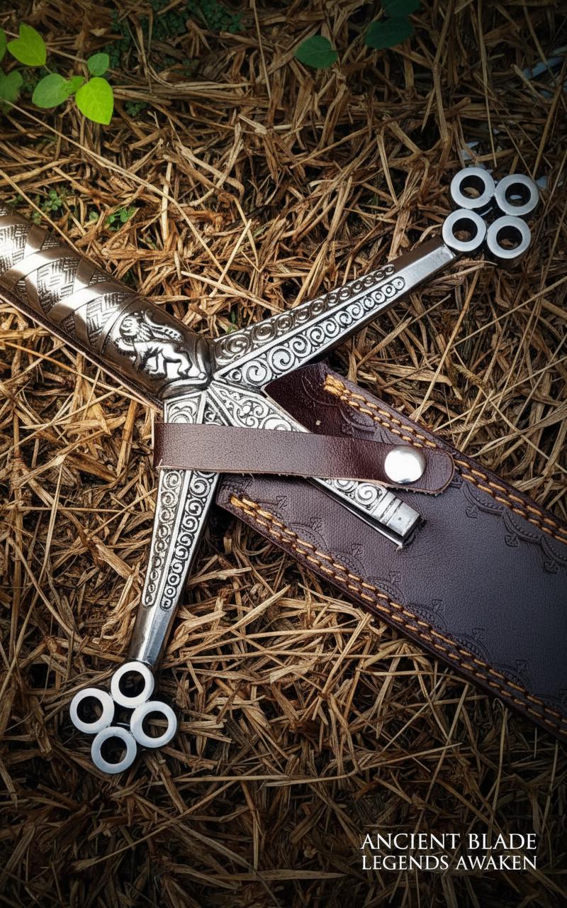 手作りのスコットランド製クレイモア剣：ステンレススチール製中世ハイ