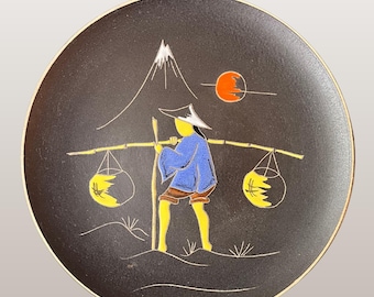 RUSCHA West German Fat Lava 22cm Wall Plate | 