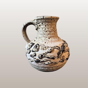 BAY KERAMIK Vintage West German Fat Lava Vase |  Form No. 631-14 | WGP | Mid Century | 1960s | 1970s