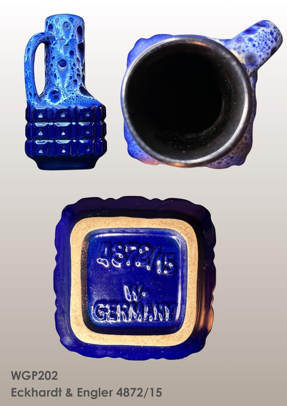 ECKHARDT & ENGLER Vintage West German Fat Lava Vase | Form No