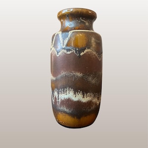 SCHEURICH Vintage West German Fat Lava Vase | Form No. 213-20 | WGP | Mid Century Pottery | 1960s | 1970s