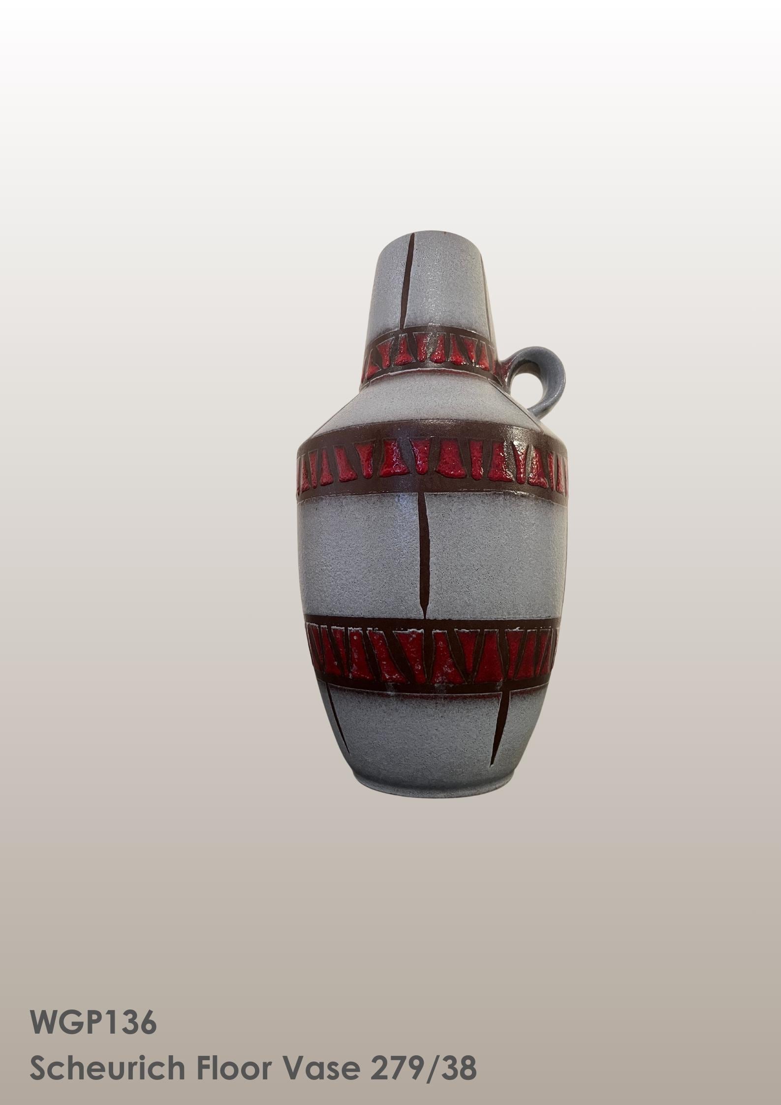 Scheurich w. germany vase, vintage west german pottery scheurich