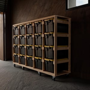 wooden-tote-holder_diy-storage-shelf_storage-bin-rack