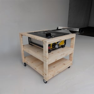 Table Saw Workbench | wood working plans | workbench plans | table saw bench | table saw stand | table saw sled | Digital Build Plans |