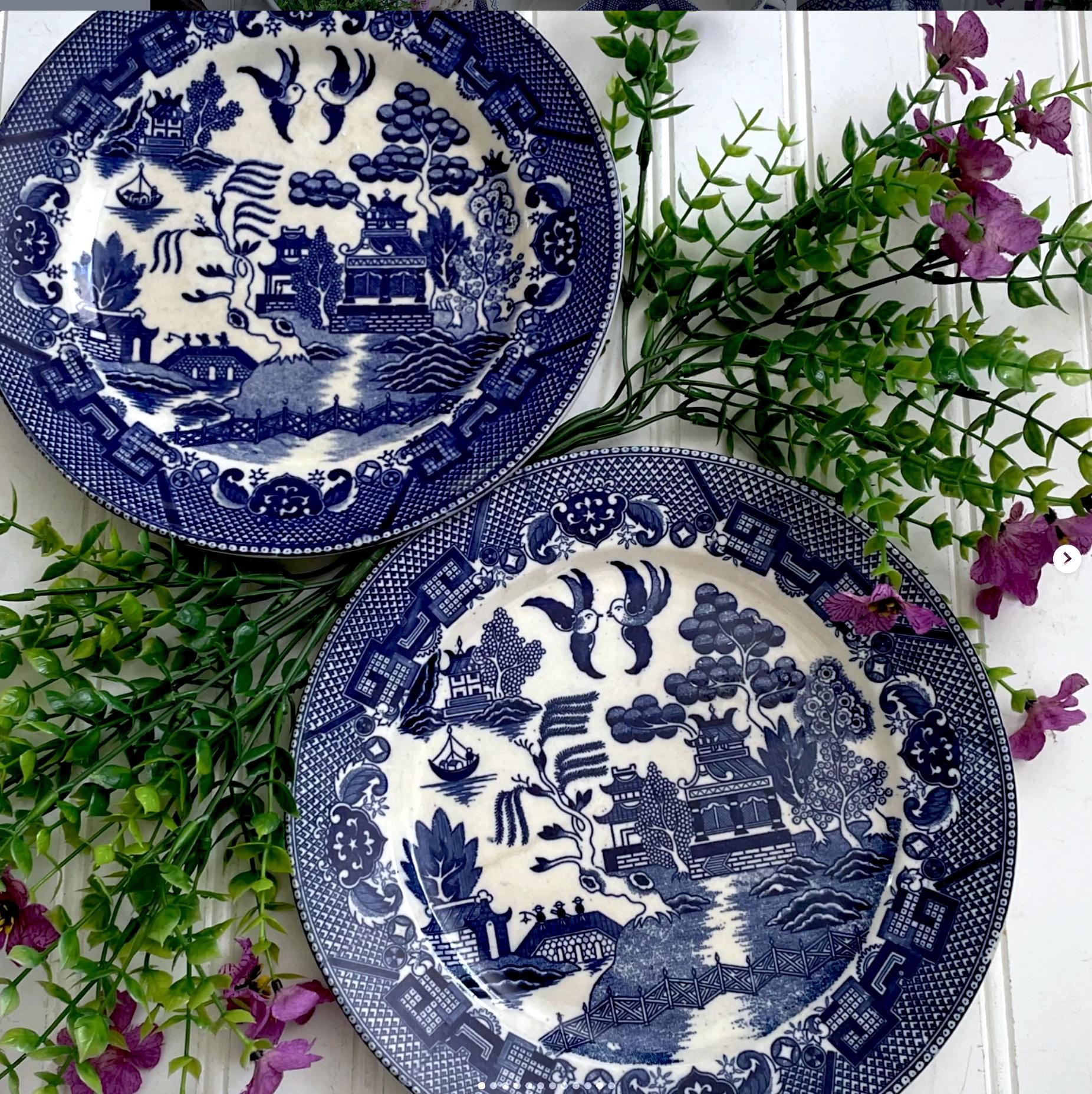 Japan Blue Willow Plate - Etsy