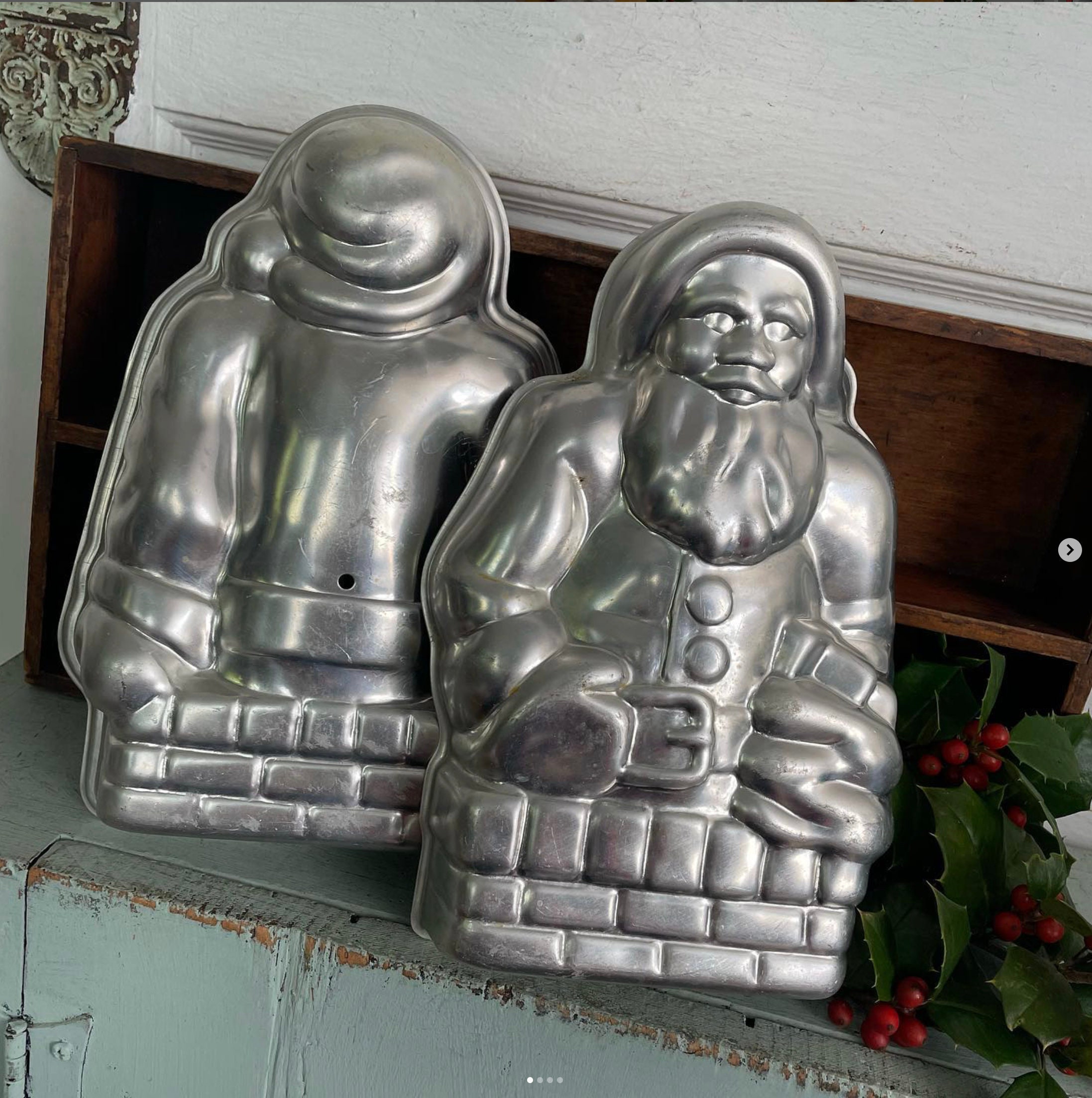 Nordic Ware 3D Santa Claus & Christmas Tree Pans, Bundt Bakeware, Nonstick  Cake Pan, Cake Mold, Bread Mold, Food Mold, Holiday